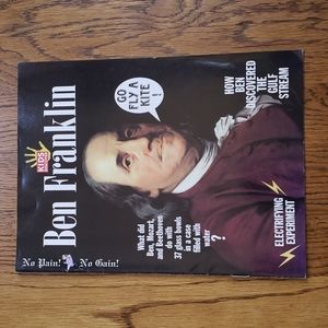 Vintage 90s Kids Discover Magazine Ben Franklin Volume 4 Issue 9 November 1994